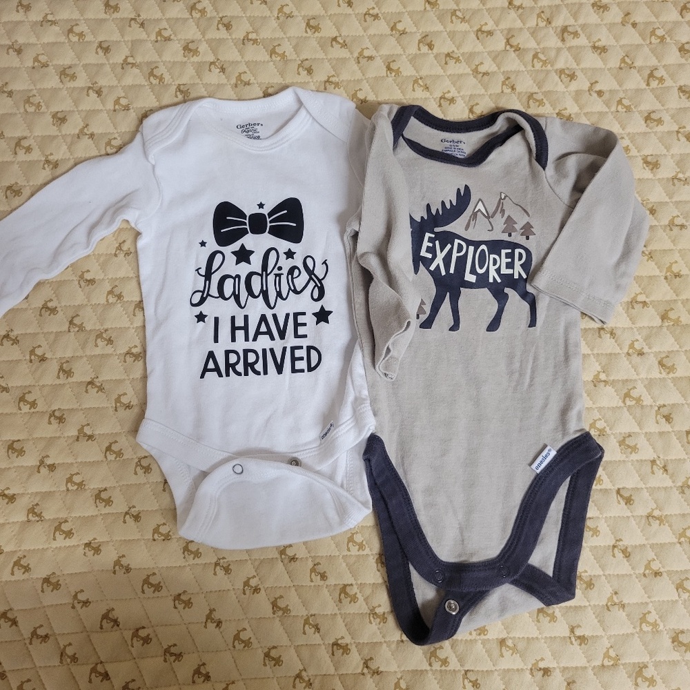 Gerber Long Sleeves Bodysuit